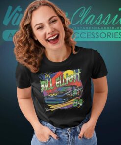 Bill Elliott Batman Forever Thunderbat Vintage Nascar Women TShirt