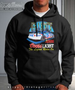 Bill Elliott Coors Light Beer Nascar Vintage Hoodie