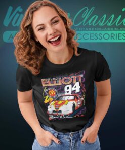 Bill Elliott Mcdonalds Racing Nascar Vintage Women TShirt