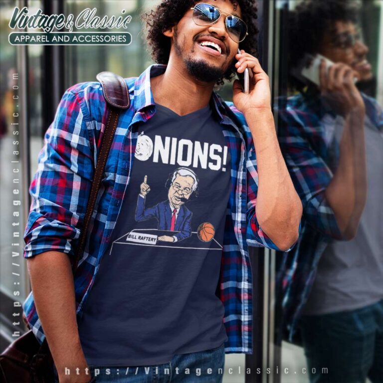 Bill Raftery Onions Basketball V Neck TShirt Bill Raftery Onions Basketball V Neck TShirt