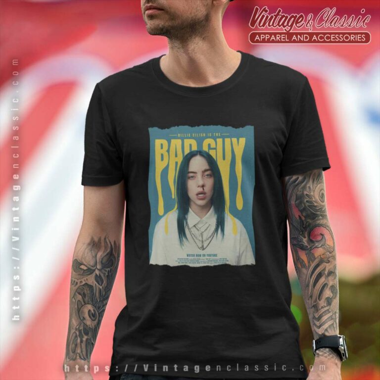 Billie Eilish Bad Guy Black Top Big Tshirt T Shirt Billie Eilish Bad Guy Black Top Big Tshirt T Shirt