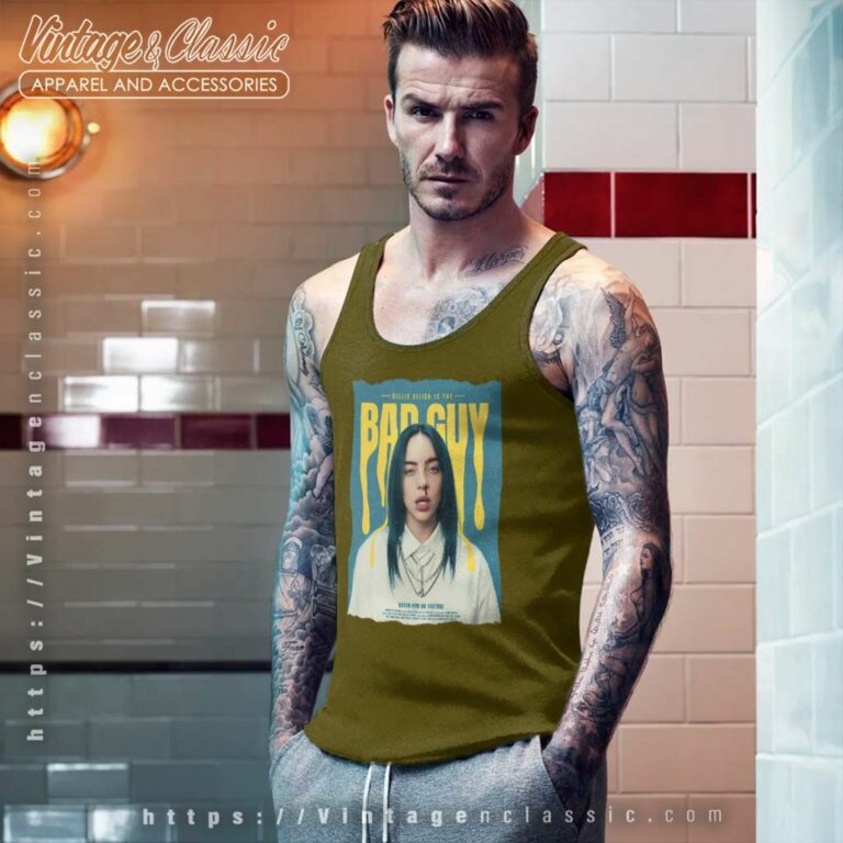 Billie Eilish Bad Guy Black Top Big Tshirt Tank Top Racerback Billie Eilish Bad Guy Black Top Big Tshirt Tank Top Racerback