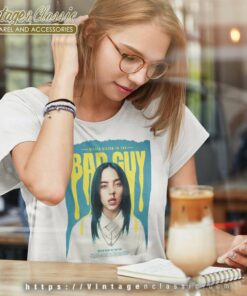 Billie Eilish Bad Guy Black Top Big Tshirt Women TShirt
