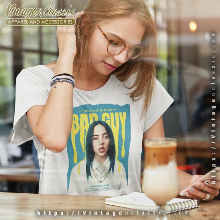 Billie Eilish Bad Guy Black Top Big Tshirt Women TShirt Billie Eilish Bad Guy Black Top Big Tshirt Women TShirt