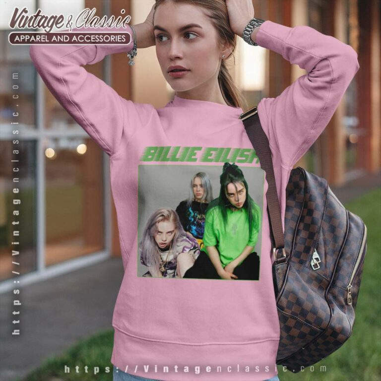 Billie Eilish Bad Guy Poster Sweatshirt Billie Eilish Bad Guy Poster Sweatshirt