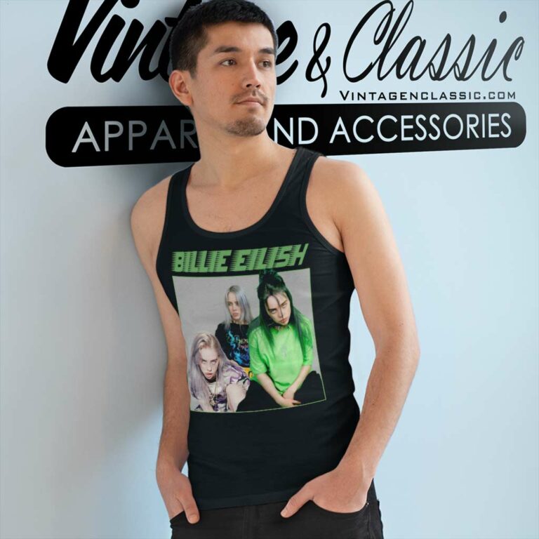 Billie Eilish Bad Guy Poster Tank Top Racerback Billie Eilish Bad Guy Poster Tank Top Racerback
