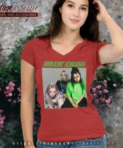 Billie Eilish Bad Guy Poster V Neck TShirt