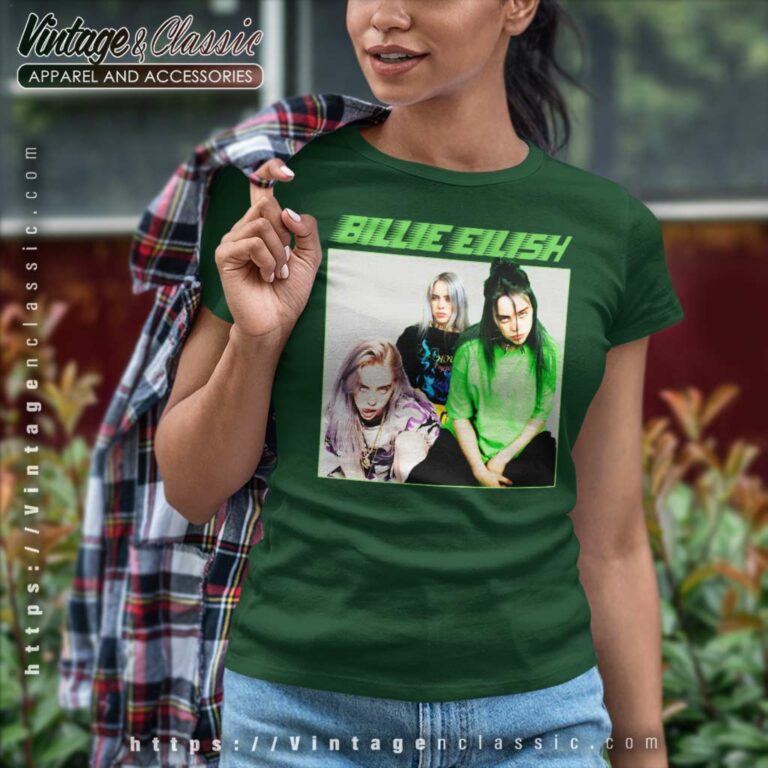 Billie Eilish Bad Guy Poster Women TShirt Billie Eilish Bad Guy Poster Women TShirt