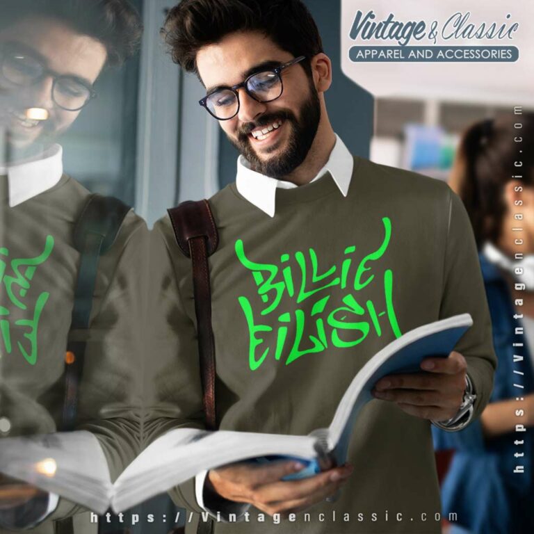 Billie Eilish Logo Clipart Sweatshirt Billie Eilish Logo Clipart Sweatshirt