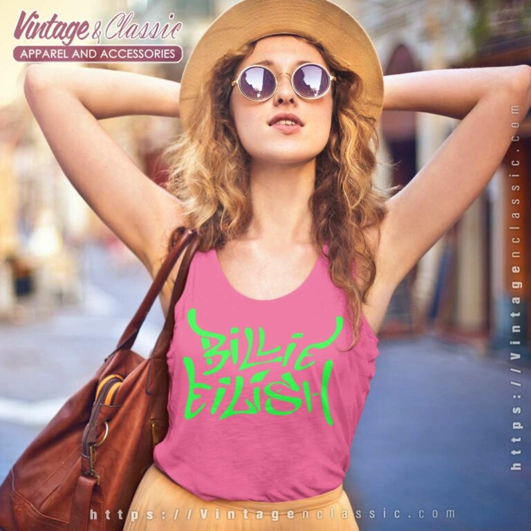 Billie Eilish Logo Clipart Tank Top Racerback Billie Eilish Logo Clipart Tank Top Racerback