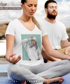 Billie Eilish Loser Sign V Neck TShirt