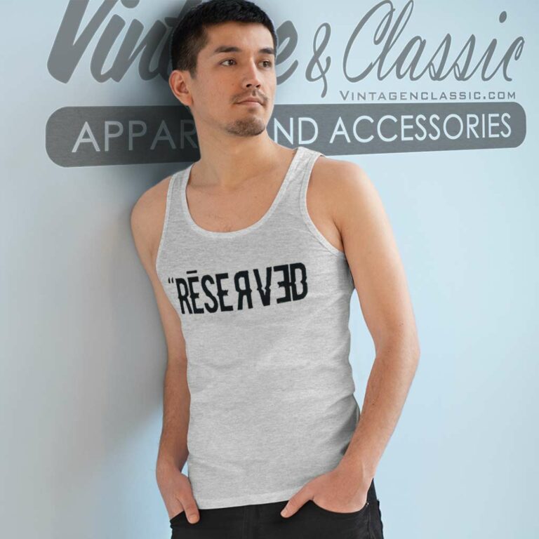 Billie Eilish Reserved Tank Top Racerback Billie Eilish Reserved Tank Top Racerback