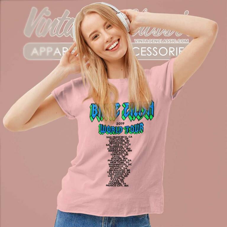 Billie Eilish Shirt World Tour Women TShirt Billie Eilish Shirt World Tour Women TShirt