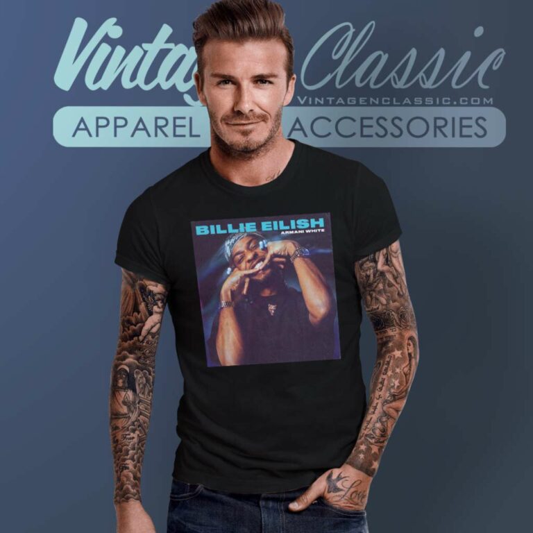 Billie Eilish X Armani White T Shirt Billie Eilish X Armani White T Shirt