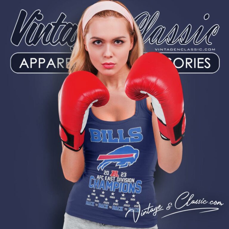 Bills 2023 Afc East Division Champions Back To Back To Back To Back Tank Top Racerback Bills 2023 Afc East Division Champions Back To Back To Back To Back Tank Top Racerback