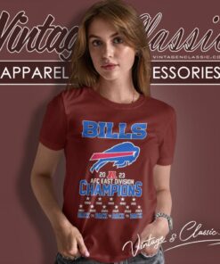 Bills 2023 Afc East Division Champions Back To Back To Back To Back Women T Shirt