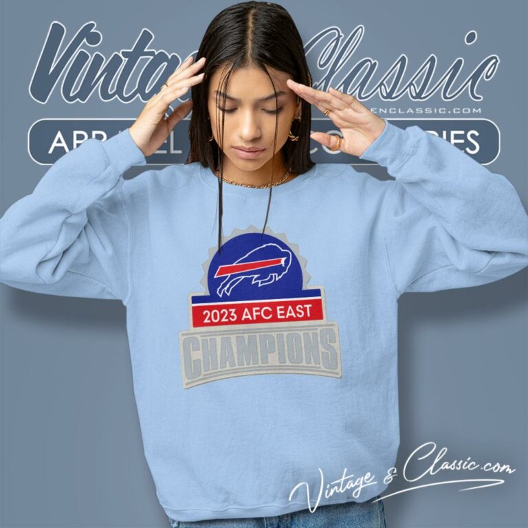 Bills 2023 Afc East Division Champions Hatpin Logo Sweatshirt Bills 2023 Afc East Division Champions Hatpin Logo Sweatshirt