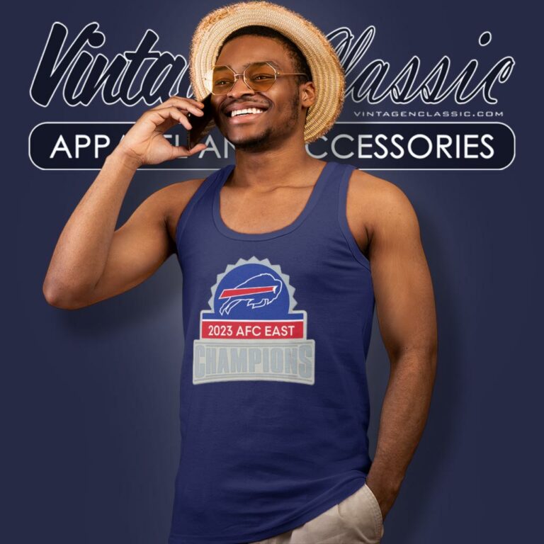 Bills 2023 Afc East Division Champions Hatpin Logo Tank Top Racerback Bills 2023 Afc East Division Champions Hatpin Logo Tank Top Racerback
