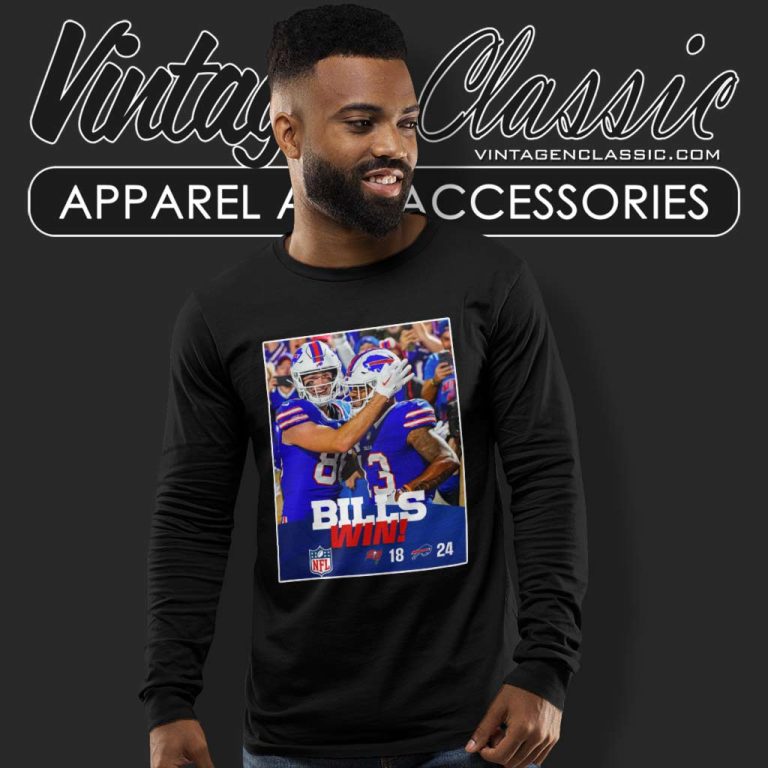 Bills Win Vs Tampa Bay Buccaneers Long Sleeve Tee Bills Win Vs Tampa Bay Buccaneers Long Sleeve Tee