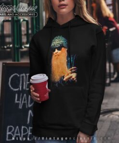 Billy Gibbons From Zz Top Portrait Hoodie