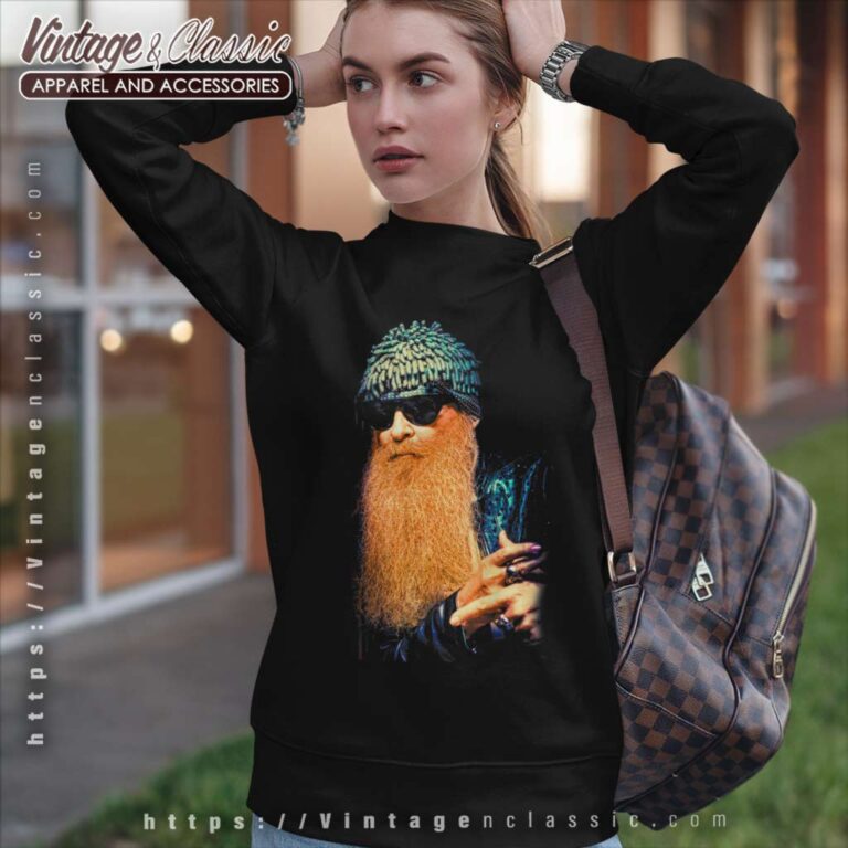 Billy Gibbons From Zz Top Portrait Sweatshirt Billy Gibbons From Zz Top Portrait Sweatshirt