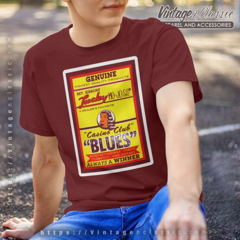 Billy Gibbons Of Zz Top Lucky Mo jo T Shirt Billy Gibbons Of Zz Top Lucky Mo jo T Shirt