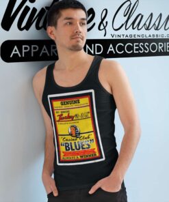 Billy Gibbons Of Zz Top Lucky Mo jo Tank Top Racerback