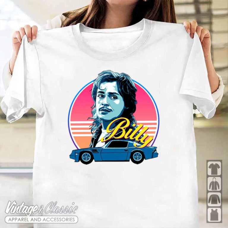Billy Hargrove Stranger Things Retro Car white T shirt Billy Hargrove Stranger Things Retro Car white T shirt