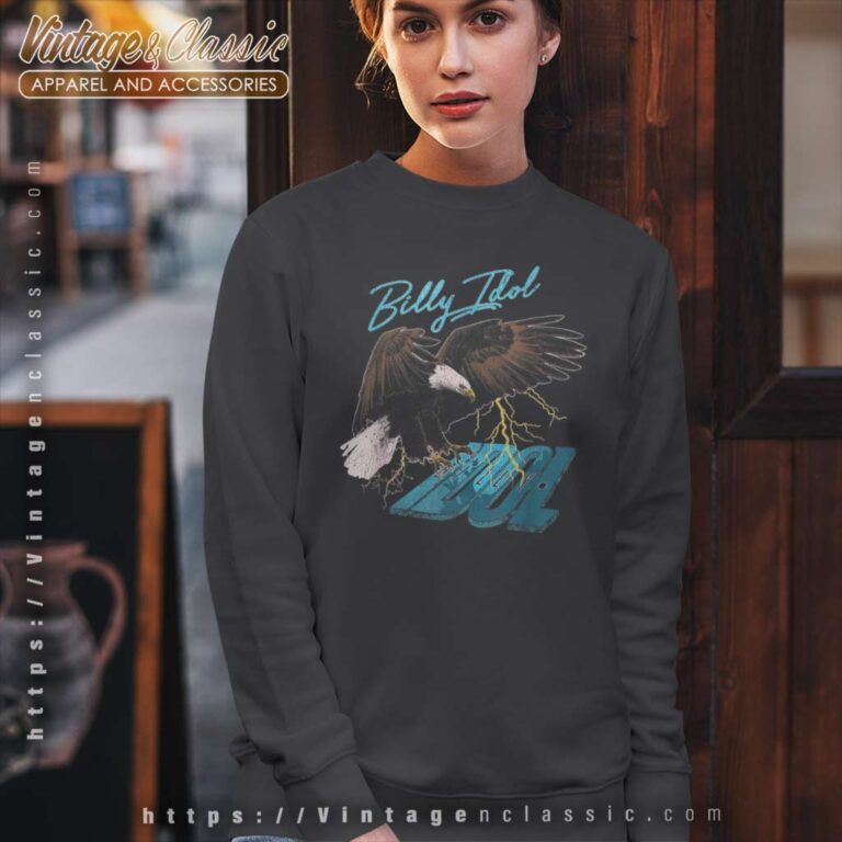 Billy Idol Biker Eagle Sweatshirt Billy Idol Biker Eagle Sweatshirt