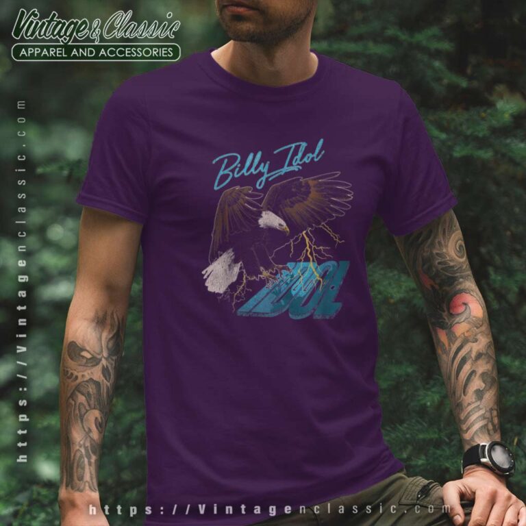 Billy Idol Biker Eagle T Shirt Billy Idol Biker Eagle T Shirt