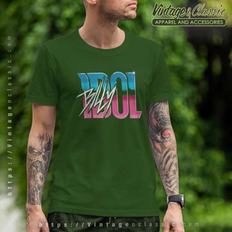Billy Idol Gradient Logo T Shirt Billy Idol Gradient Logo T Shirt