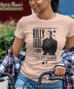 Billy Idol Live In Concert Shirt 7 Billy Idol Live In Concert Women TShirt