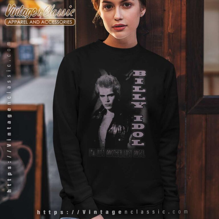 Billy Idol Lost Angel Sweatshirt Billy Idol Lost Angel Sweatshirt