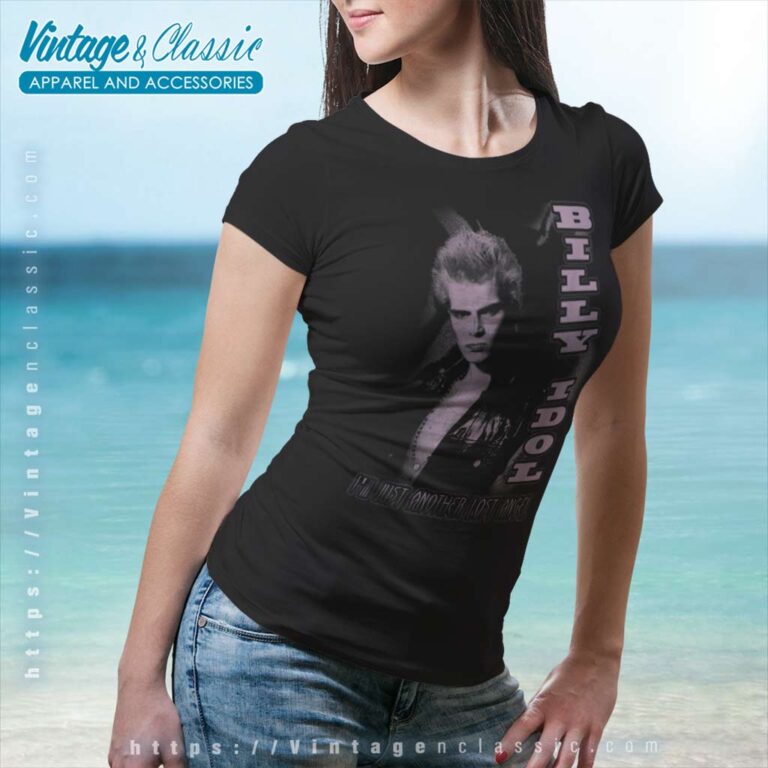 Billy Idol Lost Angel Women TShirt Billy Idol Lost Angel Women TShirt
