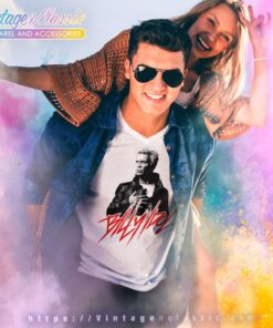 Billy Idol Rebel Yell Portrait V Neck TShirt