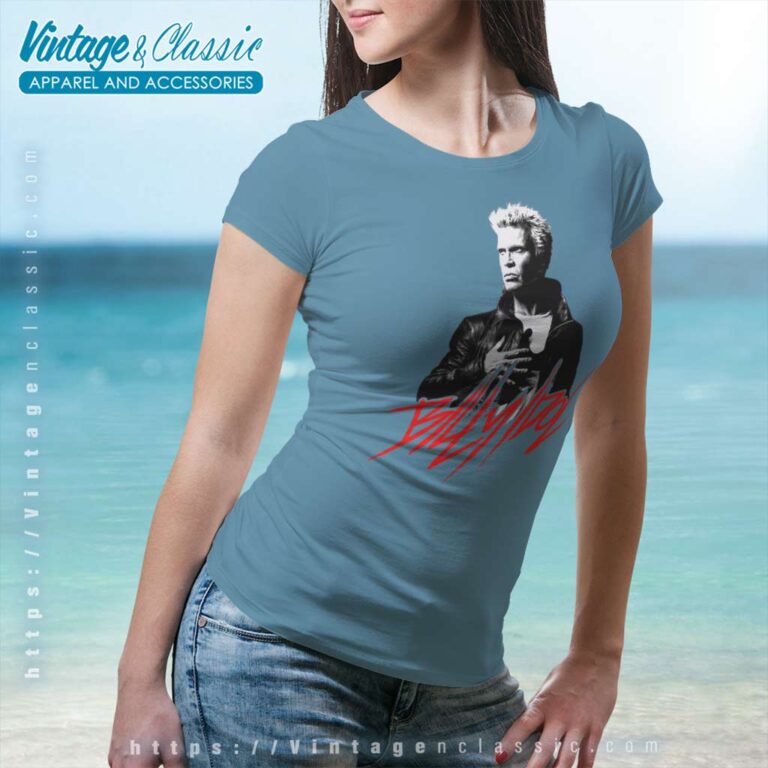 Billy Idol Rebel Yell Portrait Women TShirt Billy Idol Rebel Yell Portrait Women TShirt