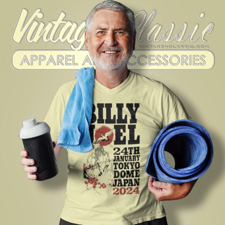 Billy Joe Shirt 2024 Tokyo Dome Japan Poster V Neck TShirt Billy Joe Shirt 2024 Tokyo Dome Japan Poster V Neck TShirt