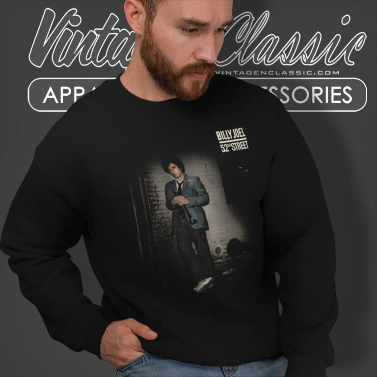 Billy Joel 52nd Street Album Sweatshirt Billy Joel 52nd Street Album Sweatshirt
