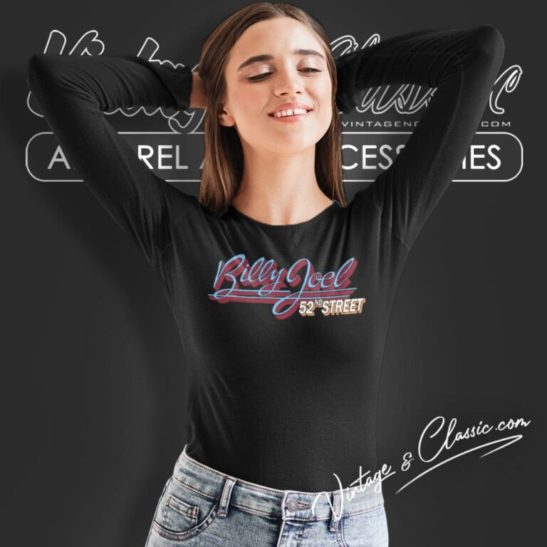 Billy Joel 52nd Street Long Sleeve Tee Billy Joel 52nd Street Long Sleeve Tee