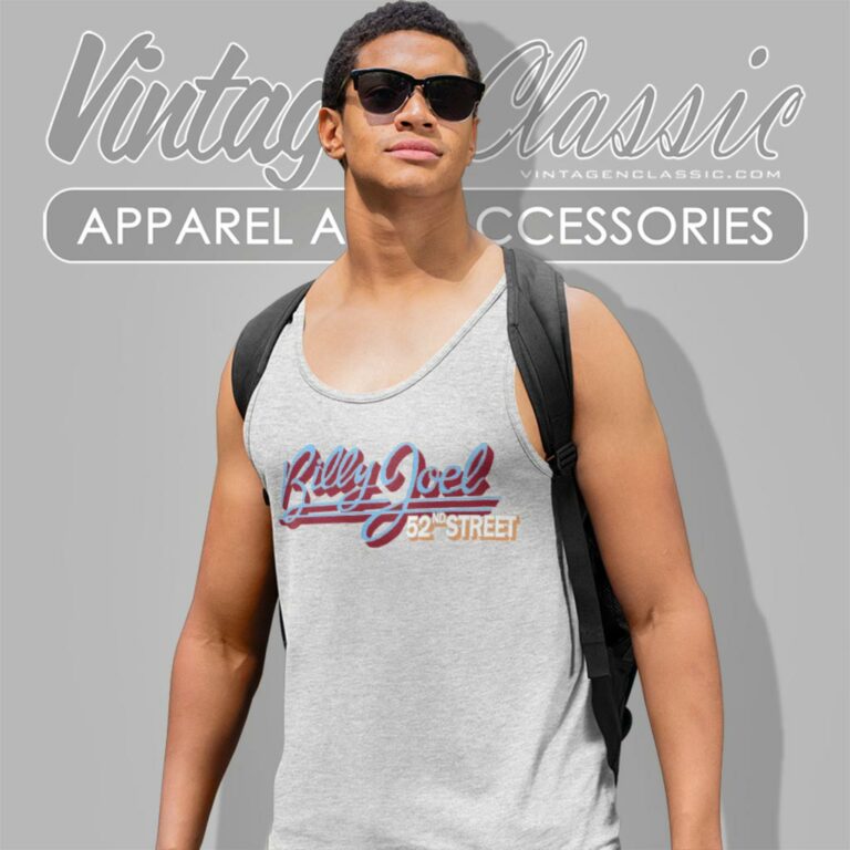 Billy Joel 52nd Street Tank Top Racerback Billy Joel 52nd Street Tank Top Racerback