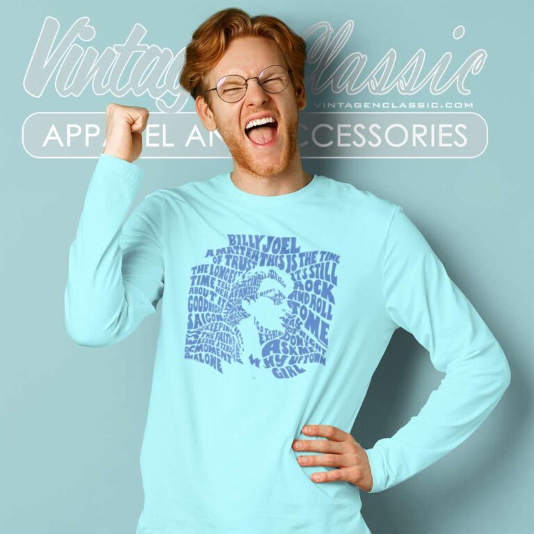 Billy Joel All The Songs Long Sleeve Tee Billy Joel All The Songs Long Sleeve Tee