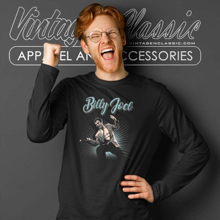 Billy Joel Dance & Sing Long Sleeve Tee Billy Joel Dance & Sing Long Sleeve Tee