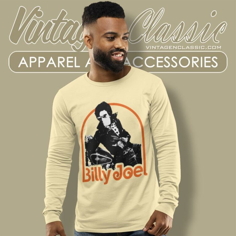 Billy Joel Frame Yellow Long Sleeve Tee Billy Joel Frame Yellow Long Sleeve Tee