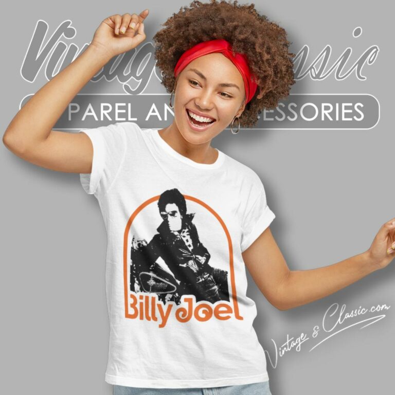 Billy Joel Frame Yellow Women T Shirt Billy Joel Frame Yellow Women T Shirt