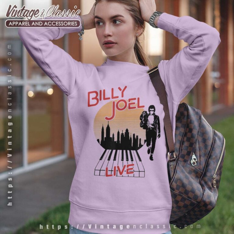 Billy Joel Live In The City Sweatshirt Billy Joel Live In The City Sweatshirt