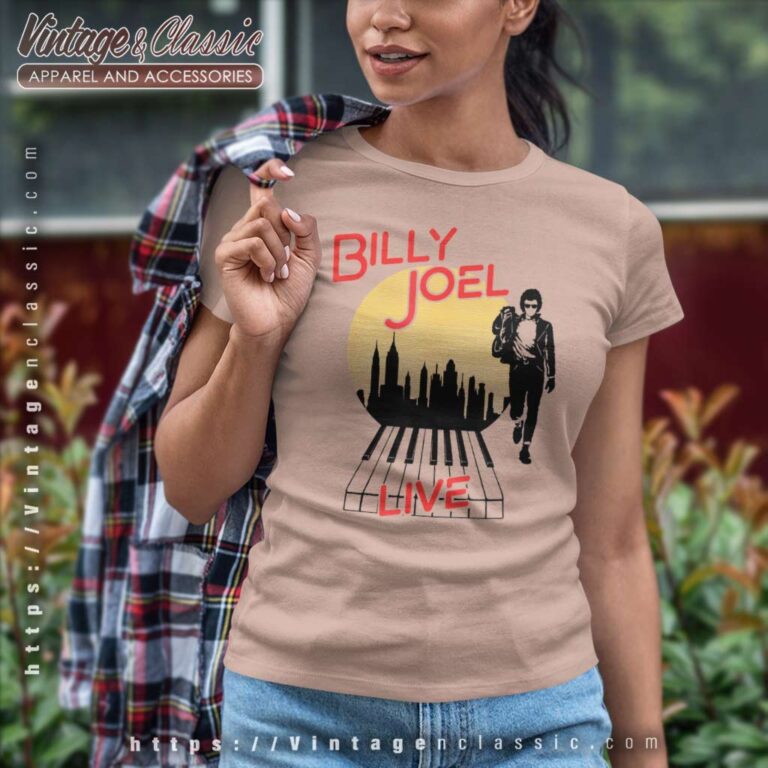 Billy Joel Live In The City Women TShirt Billy Joel Live In The City Women TShirt