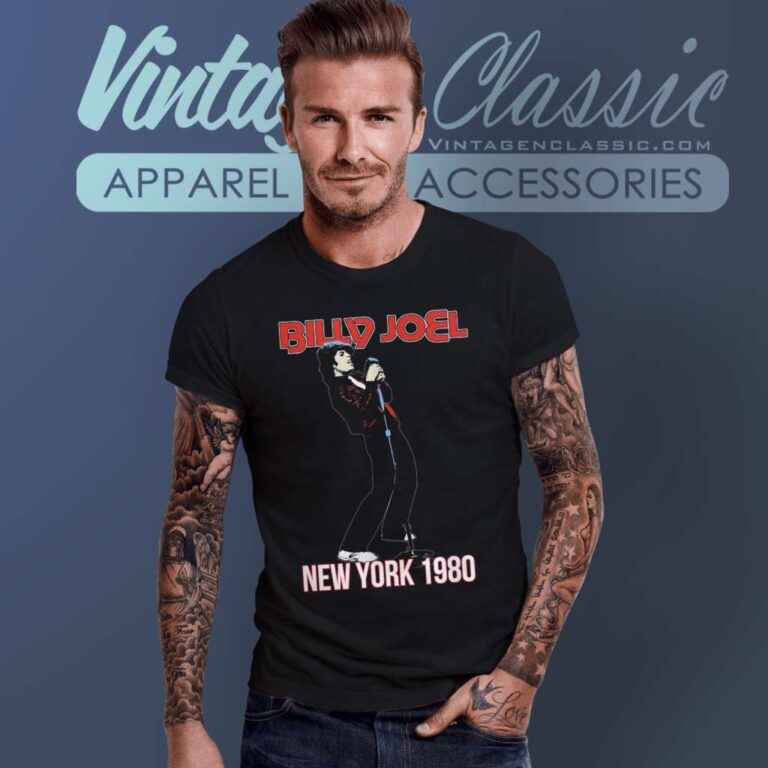 Billy Joel New York 1980 T Shirt Billy Joel New York 1980 T Shirt