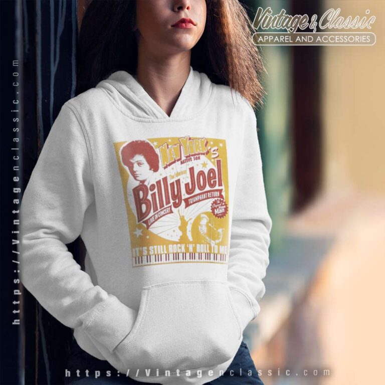 Billy Joel New York's Native Son Hoodie Billy Joel New York's Native Son Hoodie
