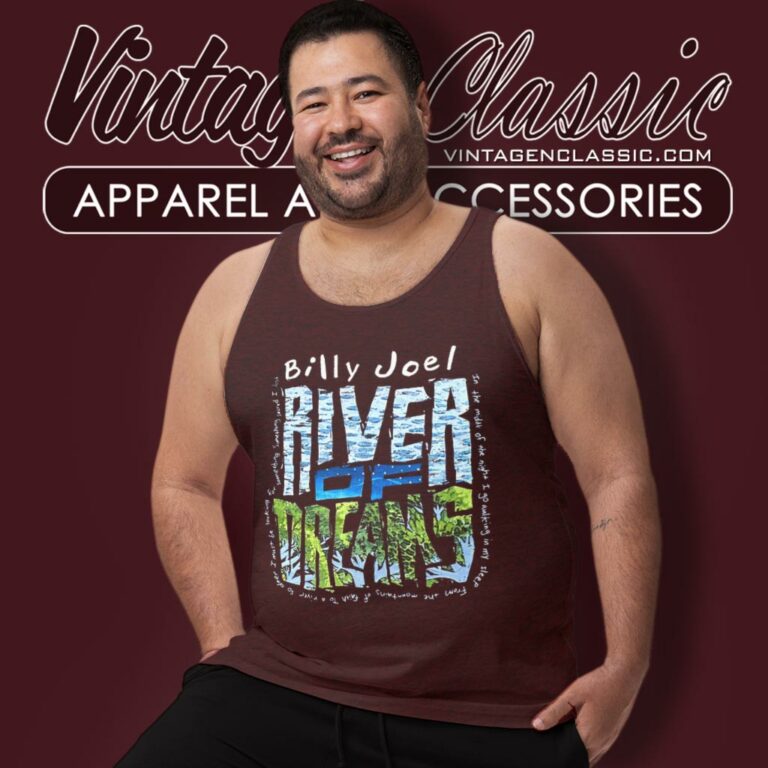 Billy Joel River Of Dream Tank Top Racerback Billy Joel River Of Dream Tank Top Racerback