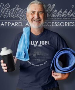 Billy Joel Shirt 52nd Street Tour V Neck TShirt